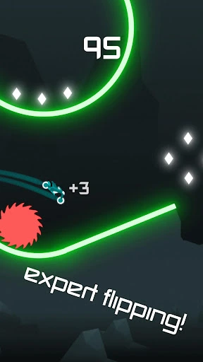 Gameplay screenshot 2 from Rider – Stunt Bike Racing - Arcade game